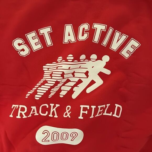 Set Active NWT red sweatshirt OS - Picture 2 of 4
